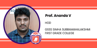 GSSS Simha Subba Mahalakshmi First Grade College, HOD: Prof. Ananda V. Interview